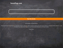 Tablet Screenshot of bnccollege.com